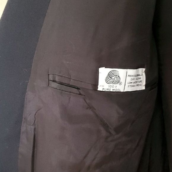 EUC Stefano Ricci Mens Wool Blazer Dress Suit Jacket Coat Lined Size IT 56 Black - Picture 6 of 10